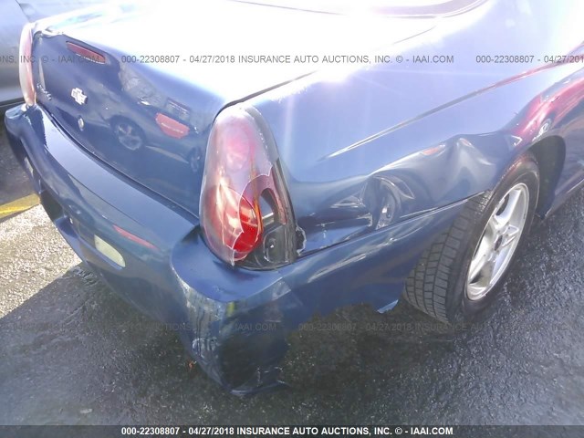 2G1WW12EX49174962 - 2004 CHEVROLET MONTE CARLO LS BLUE photo 6