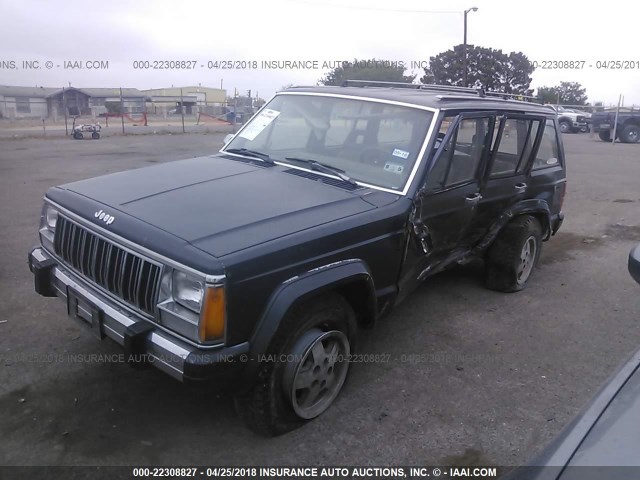 1JCMR7841JT246366 - 1988 JEEP CHEROKEE LAREDO GREEN photo 2