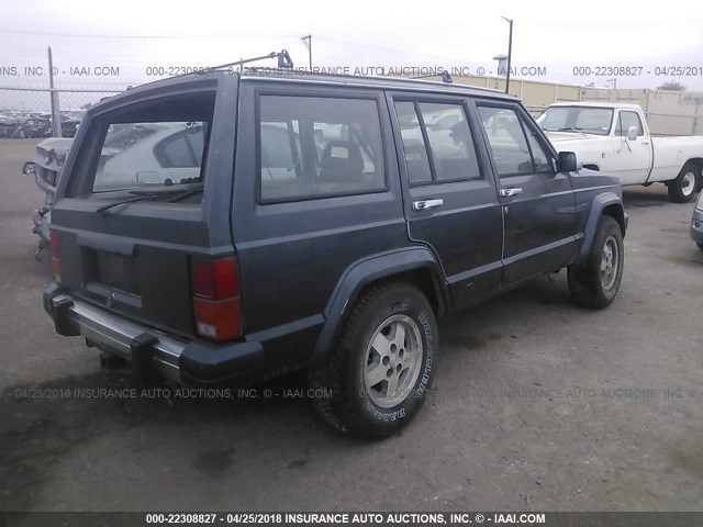 1JCMR7841JT246366 - 1988 JEEP CHEROKEE LAREDO GREEN photo 4