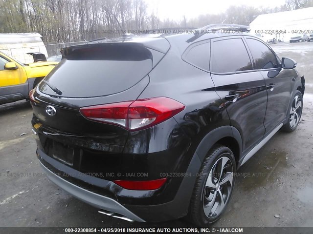 KM8J33A22HU562284 - 2017 HYUNDAI TUCSON LIMITED/SPORT AND ECO/SE BLACK photo 4