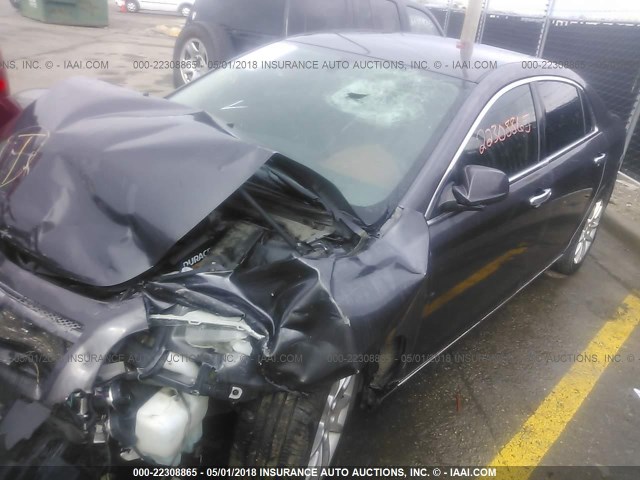 1G1ZE5E72A4135916 - 2010 CHEVROLET MALIBU LTZ 灰色 照片 2