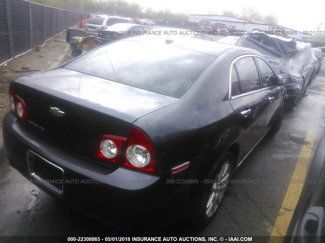 1G1ZE5E72A4135916 - 2010 CHEVROLET MALIBU LTZ 灰色 照片 4