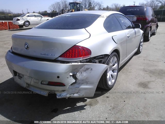 WBAEH73485B193822 - 2005 BMW 645 CI AUTOMATIC فضي صورة 6