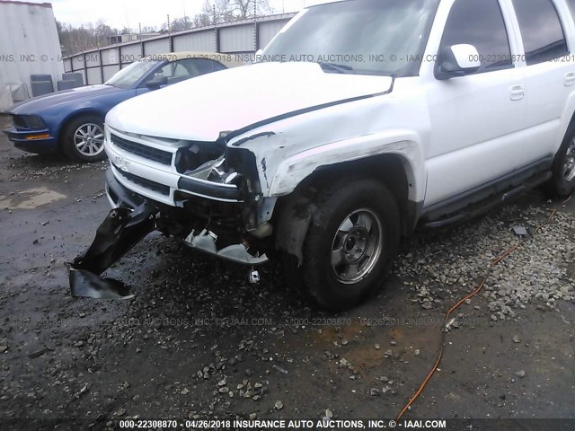 1GNEK13Z83R314633 - 2003 CHEVROLET TAHOE K1500 WHITE photo 6