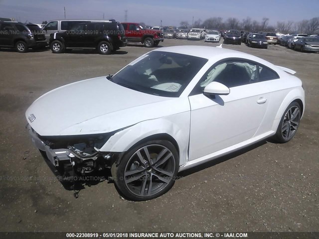 TRUC5AFV6H1006386 - 2017 AUDI TT WHITE photo 2