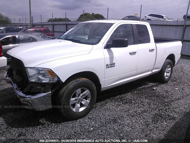 1C6RR7GG3HS787266 - 2017 RAM 1500 SLT WHITE photo 2