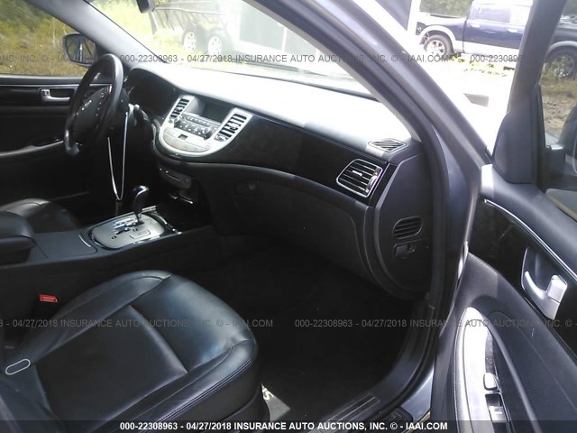 KMHGC4DD3EU264674 - 2014 HYUNDAI GENESIS 3.8L GRAY photo 5