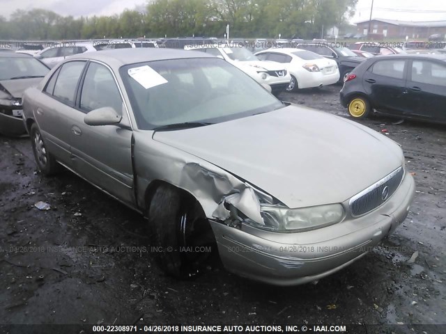 2G4WS52J311301161 - 2001 BUICK CENTURY CUSTOM GOLD photo 1