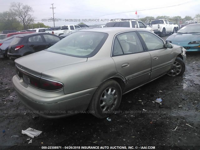 2G4WS52J311301161 - 2001 BUICK CENTURY CUSTOM GOLD photo 4