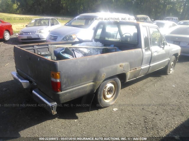 JT4RN56S8G7003454 - 1986 TOYOTA PICKUP XTRACAB RN56 SR5 GRAY photo 4