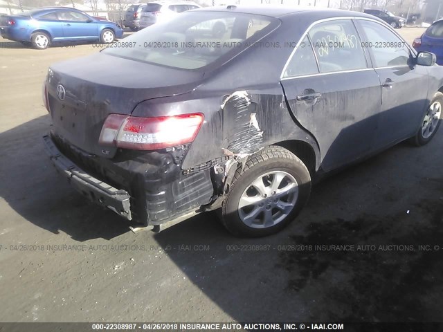4T4BF3EK6BR168483 - 2011 TOYOTA CAMRY SE/LE/XLE BLACK photo 6