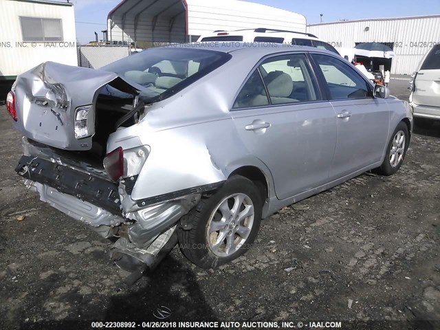 4T1BE46K47U155613 - 2007 TOYOTA CAMRY NEW GENERAT CE/LE/XLE/SE SILVER photo 4