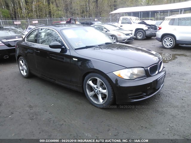 WBAUP73519VF09981 - 2009 BMW 128 I BLACK photo 1
