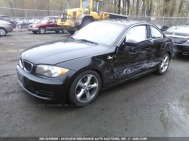 WBAUP73519VF09981 - 2009 BMW 128 I BLACK photo 2