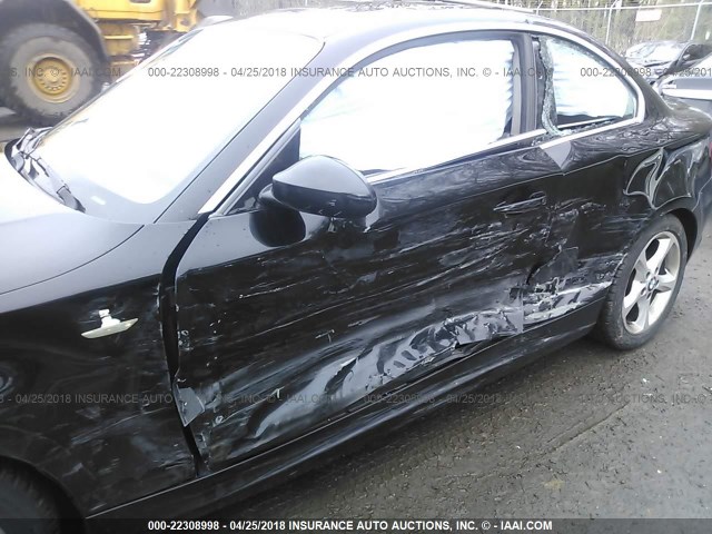 WBAUP73519VF09981 - 2009 BMW 128 I BLACK photo 6