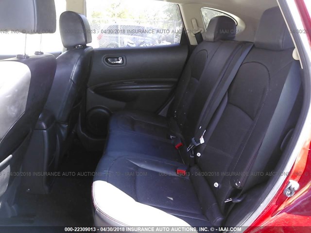 JN8AS5MT0DW535160 - 2013 NISSAN ROGUE S/SV RED photo 8