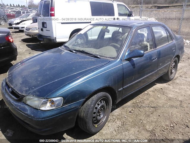 2T1BR12E6YC277122 - 2000 TOYOTA COROLLA VE/CE/LE 蓝色 照片 2