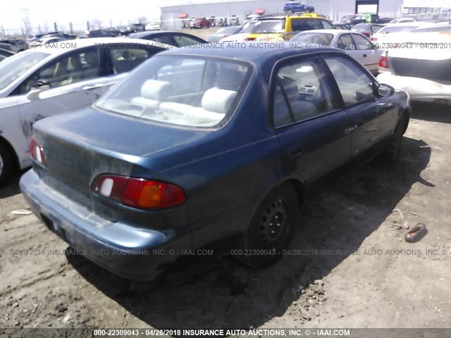 2T1BR12E6YC277122 - 2000 TOYOTA COROLLA VE/CE/LE BLUE photo 4