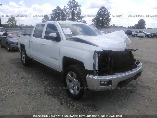 3GCUKREC0FG451582 - 2015 CHEVROLET SILVERADO K1500 LT WHITE photo 1