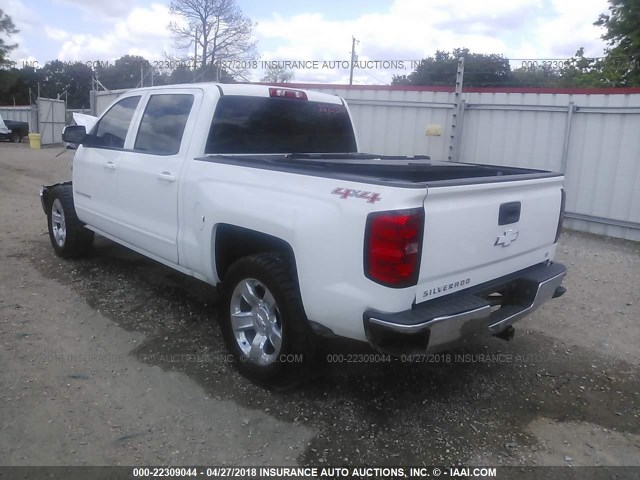 3GCUKREC0FG451582 - 2015 CHEVROLET SILVERADO K1500 LT WHITE photo 3