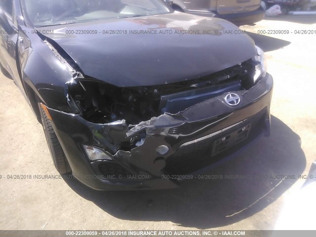 JF1ZNAA1XF8711663 - 2015 TOYOTA SCION FR-S შავი ფოტო 6