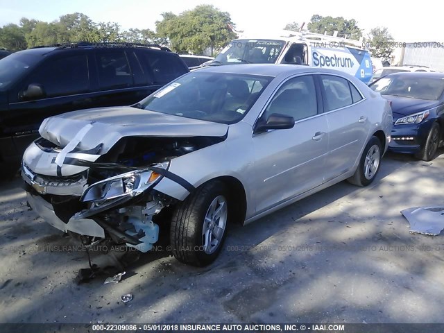 1G11B5SL5FF178083 - 2015 CHEVROLET MALIBU LS 银色 照片 2