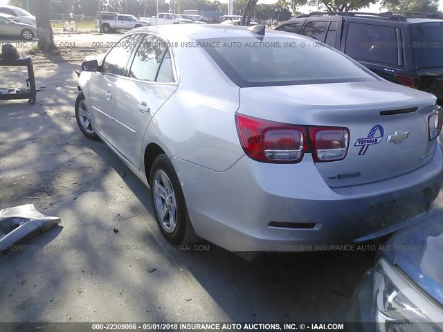 1G11B5SL5FF178083 - 2015 CHEVROLET MALIBU LS 银色 照片 3