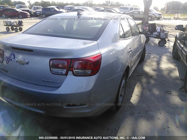1G11B5SL5FF178083 - 2015 CHEVROLET MALIBU LS 银色 照片 4