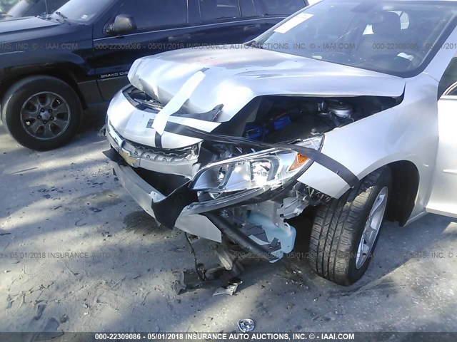 1G11B5SL5FF178083 - 2015 CHEVROLET MALIBU LS 银色 照片 6