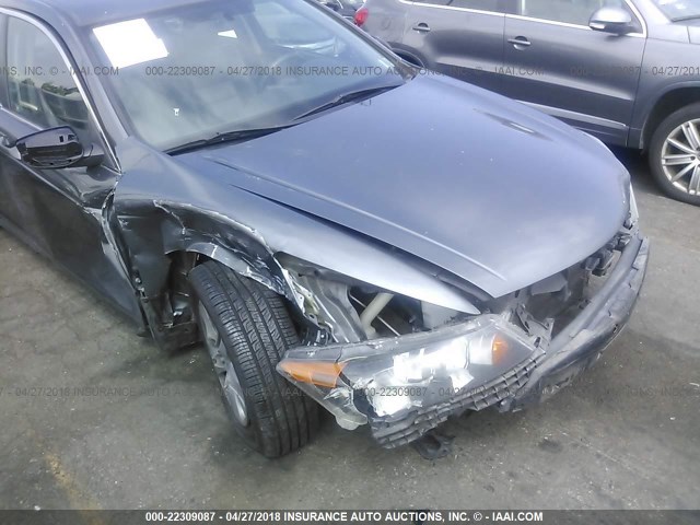 1HGCP2F64CA166893 - 2012 HONDA ACCORD SE GRAY photo 6