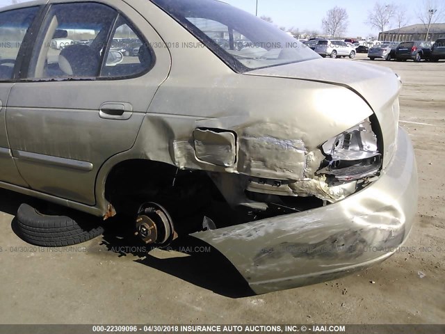 3N1CB51D91L457323 - 2001 NISSAN SENTRA XE/GXE BROWN photo 6