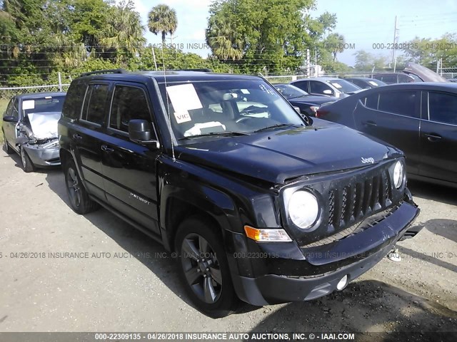 1C4NJPFA9FD116035 - 2015 JEEP PATRIOT LATITUDE BLACK photo 1