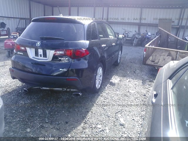 5J8TB1H22BA006870 - 2011 ACURA RDX BLACK photo 4