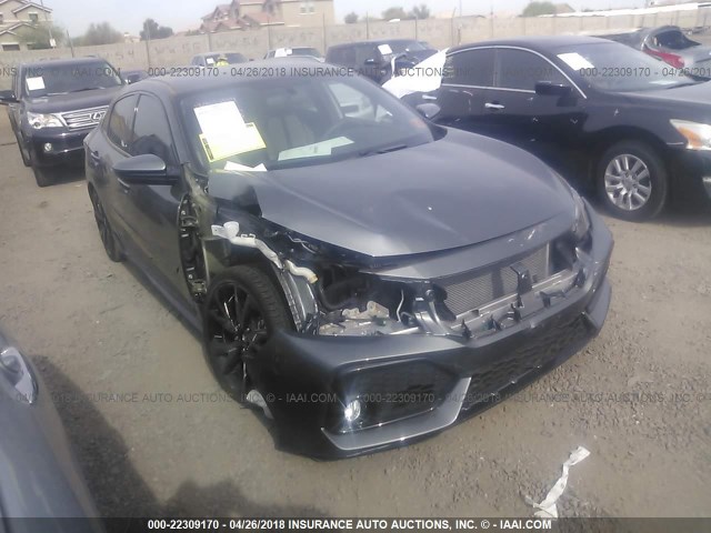 SHHFK7H41HU210283 - 2017 HONDA CIVIC SPORT 灰色 照片 1