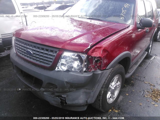 1FMZU62K74UB20594 - 2004 FORD EXPLORER XLS/XLS SPORT RED photo 6