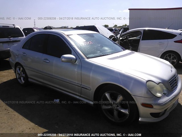 WDBRF52H96F802220 - 2006 MERCEDES-BENZ C GENERATION 2006 230 SILVER photo 1