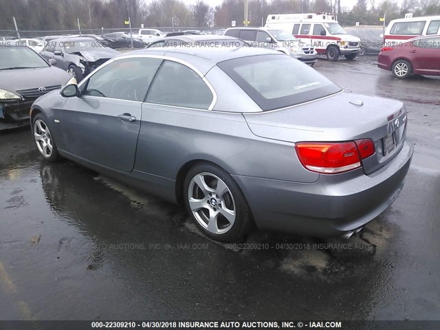 WBAWR33549P154768 - 2009 BMW 328 I SULEV GRAY photo 3