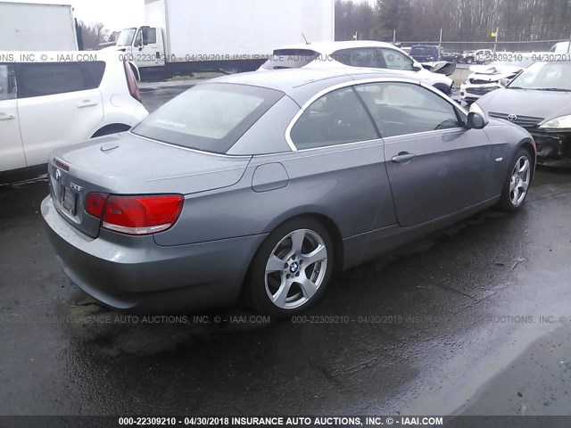 WBAWR33549P154768 - 2009 BMW 328 I SULEV GRAY photo 4