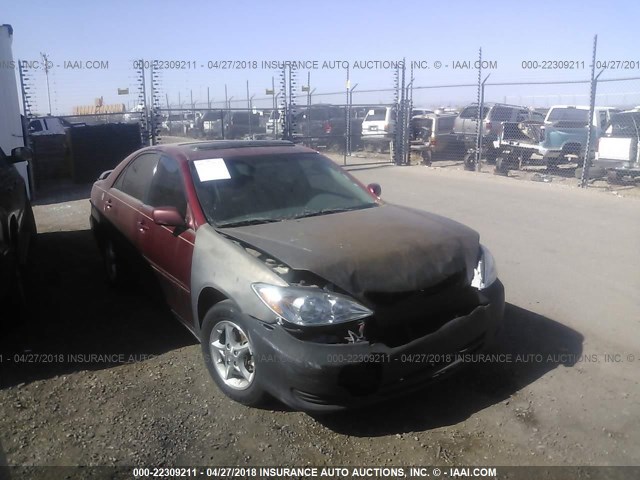4T1BE32K73U157754 - 2003 TOYOTA CAMRY LE/XLE/SE MAROON photo 1