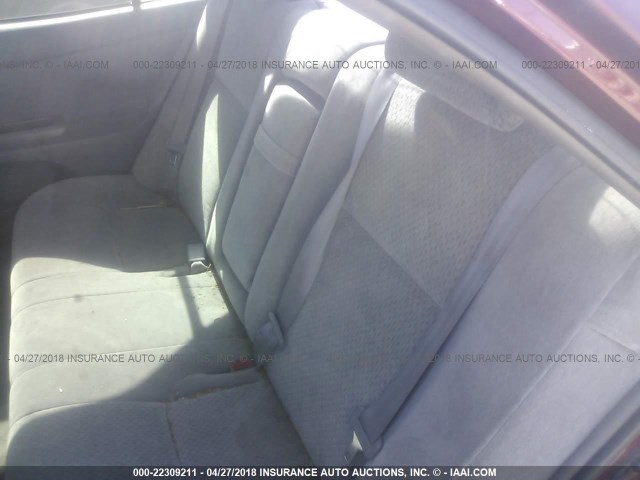 4T1BE32K73U157754 - 2003 TOYOTA CAMRY LE/XLE/SE MAROON photo 8
