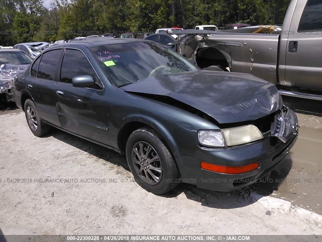 JN1CA21D8VT858218 - 1997 NISSAN MAXIMA GLE/GXE/SE GREEN photo 1