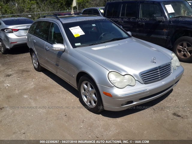 WDBRH84J14F494744 - 2004 MERCEDES-BENZ C 320 4MATIC SILVER photo 1