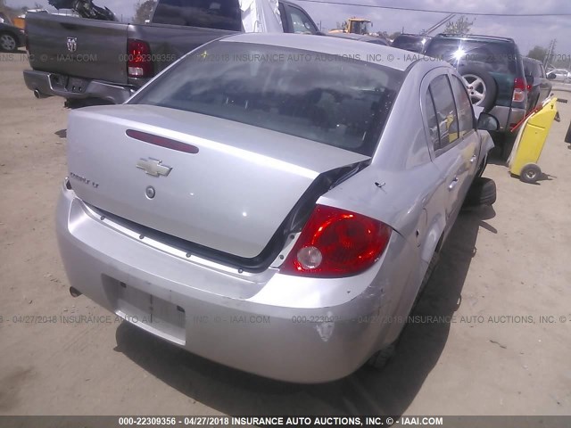 1G1AF5F54A7235344 - 2010 CHEVROLET COBALT 2LT SILVER photo 4