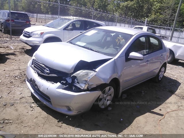 3N1AB6AP3BL668395 - 2011 NISSAN SENTRA 2.0/2.0S/SR/2.0SL SILVER photo 2