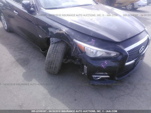 JN1EV7AR9GM344686 - 2016 INFINITI Q50 PREMIUM/SPORT BLACK photo 6