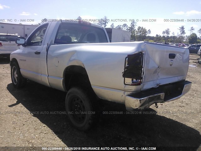 1D7HA16K45J627788 - 2005 DODGE RAM 1500 ST SILVER photo 3