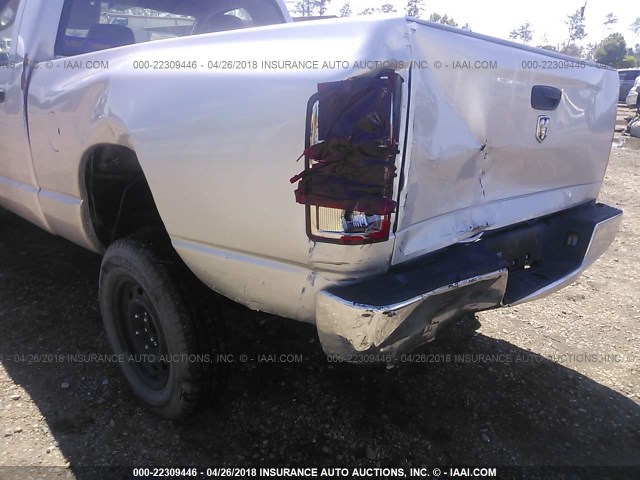 1D7HA16K45J627788 - 2005 DODGE RAM 1500 ST SILVER photo 6