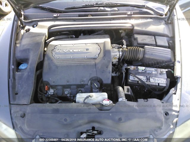 19UUA662X5A001086 - 2005 ACURA TL GRAY photo 10