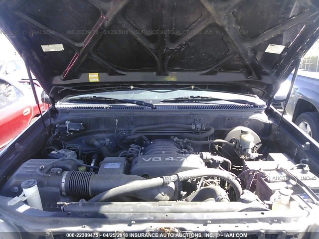 5TBBT44136S479040 - 2006 TOYOTA TUNDRA ACCESS CAB SR5 BLACK photo 10