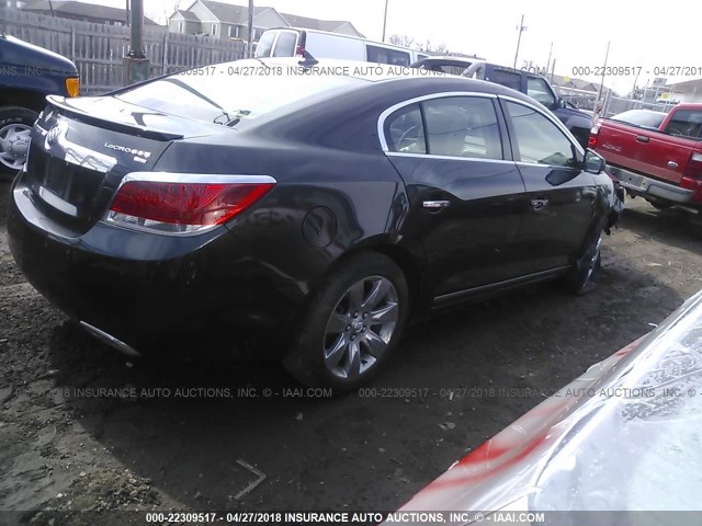 1G4GE5GD1BF362324 - 2011 BUICK LACROSSE CXS BLACK photo 4